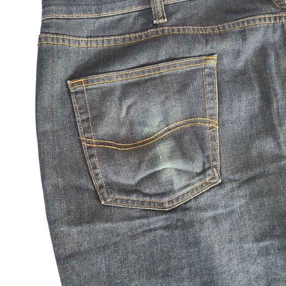 Lee Mens Dark Wash Jeans Size 48 x 30 Relaxed Fit Denim Casual - Picture 5 of 12